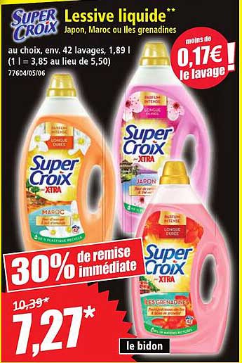 Lessive liquide Super Croix