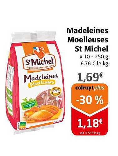 Madeleines Moelleuses St Michel