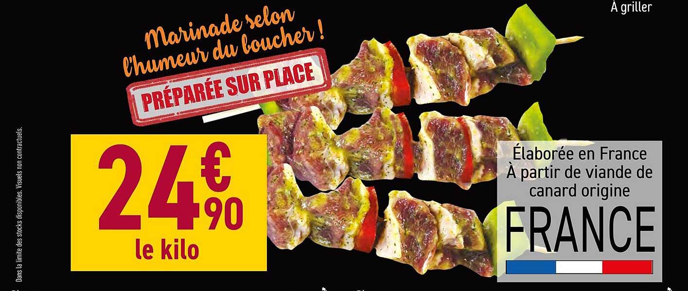 Marinade selon l'humeur du boucher !