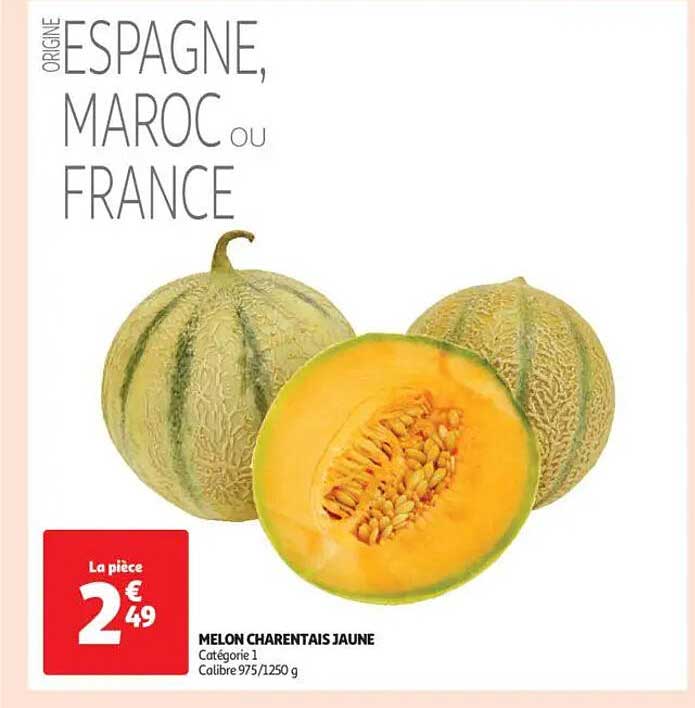 MELON CHARENTais JAUNE