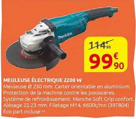 MEULEUSE ÉLECTRIQUE 2200 W