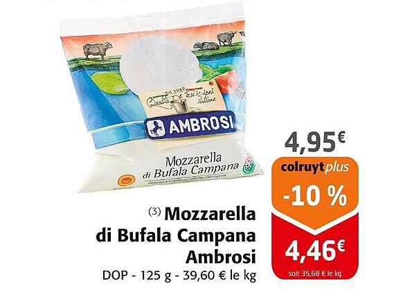 Mozzarella di Bufala Campana Ambrosi