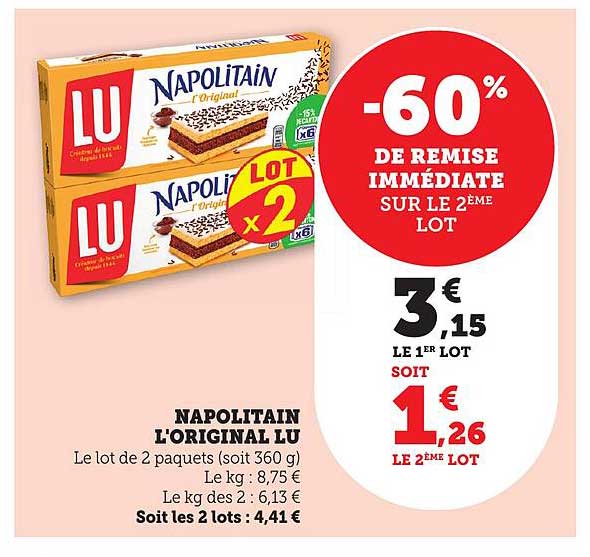 NAPOLITAIN L'ORIGINAL LU