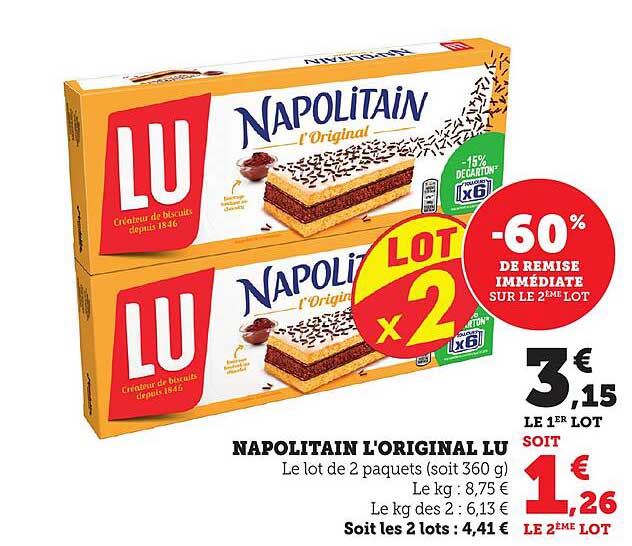 NAPOLITAIN L'ORIGINAL LU