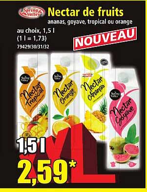 Nectar de fruits