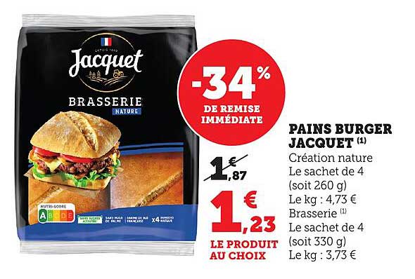 PAINS BURGER JACQUET