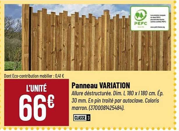 Panneau VARIATION