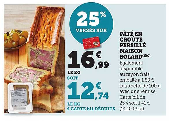 Pâté en croûte persillé Maison Bolard