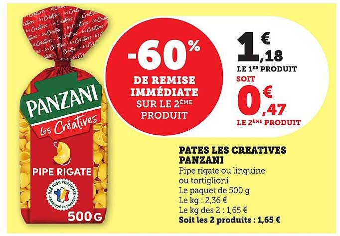 PATES LES CREATIVE PANZANI
