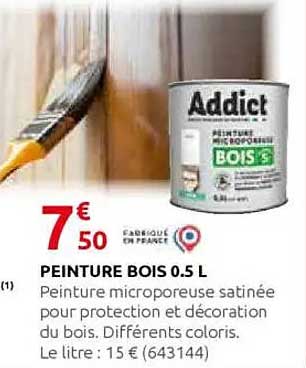 PEINTURE BOIS 0.5 L