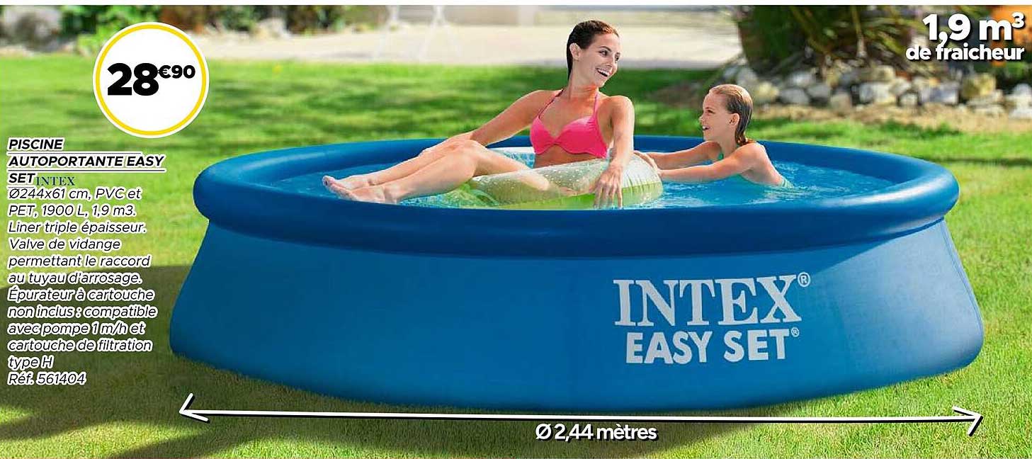 PISCINE AUTOPORTANTE EASY SET