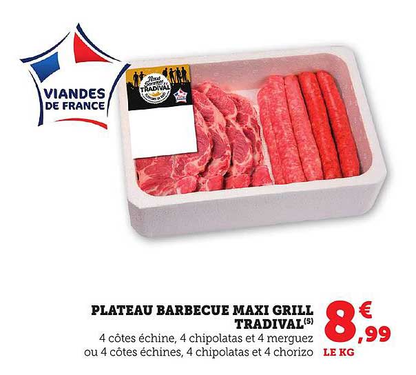 PLATEAU BARBECUE MAXI GRILL TRADIVAL