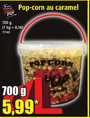 Pop-corn au caramel