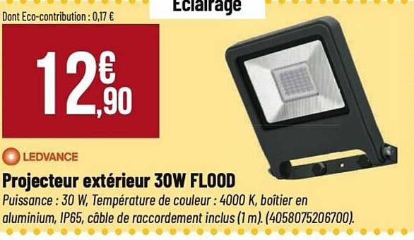 Projecteur extérieur 30W FLOOD