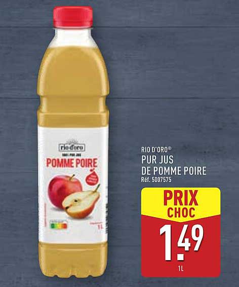PUR JUS DE POMME POIRE