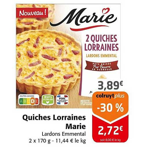 Quiches Lorraines Marie