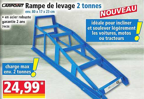 Rampe de levage 2 tonnes