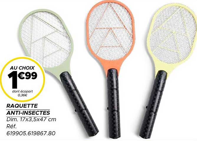 RAQUETTE ANTI-INSECTES