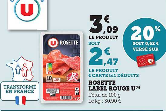 ROSETTE LABEL ROUGE U