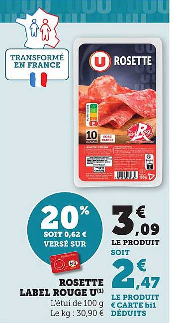 ROSETTE LABEL ROUGE U