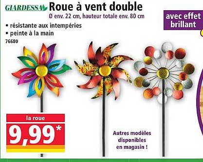 Roue à vent double