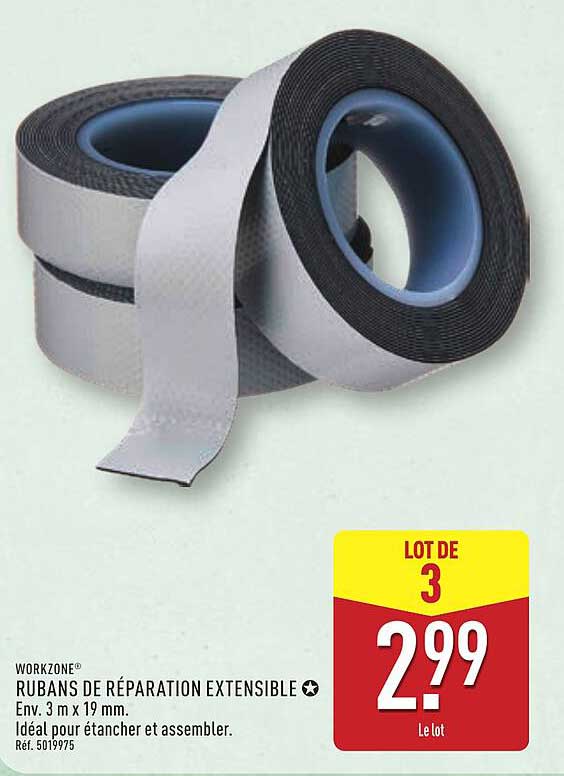 RUBANS DE RÉPARATION EXTENSIBLE