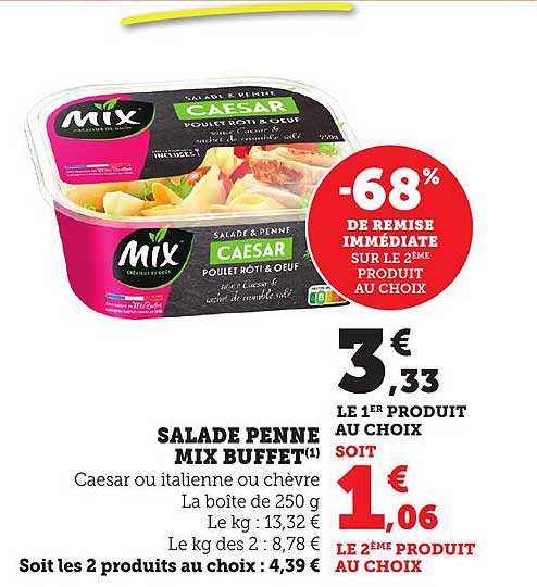 SALAD PENNE MIX BUFFET