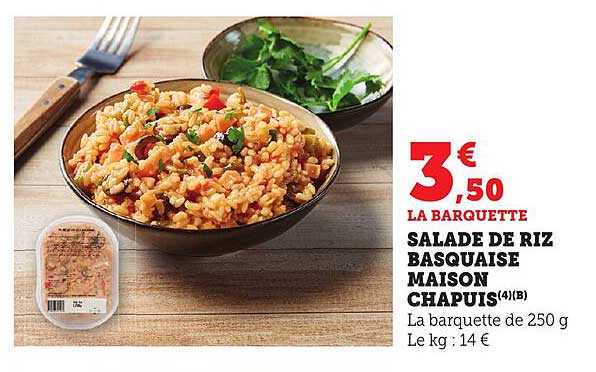 SALADE DE RIZ BASQUAISE MAISON CHAPUIS