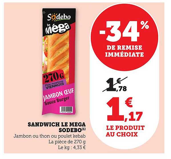 SANDWICH LE MEGA SODEBO