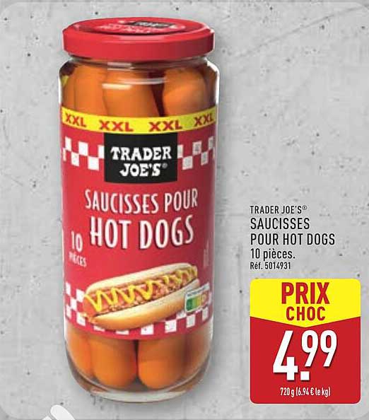 SAUCISSES POUR HOT DOGS