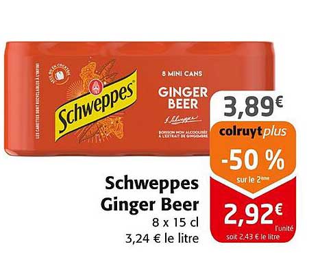Schweppes Ginger Beer 8 x 15 cl