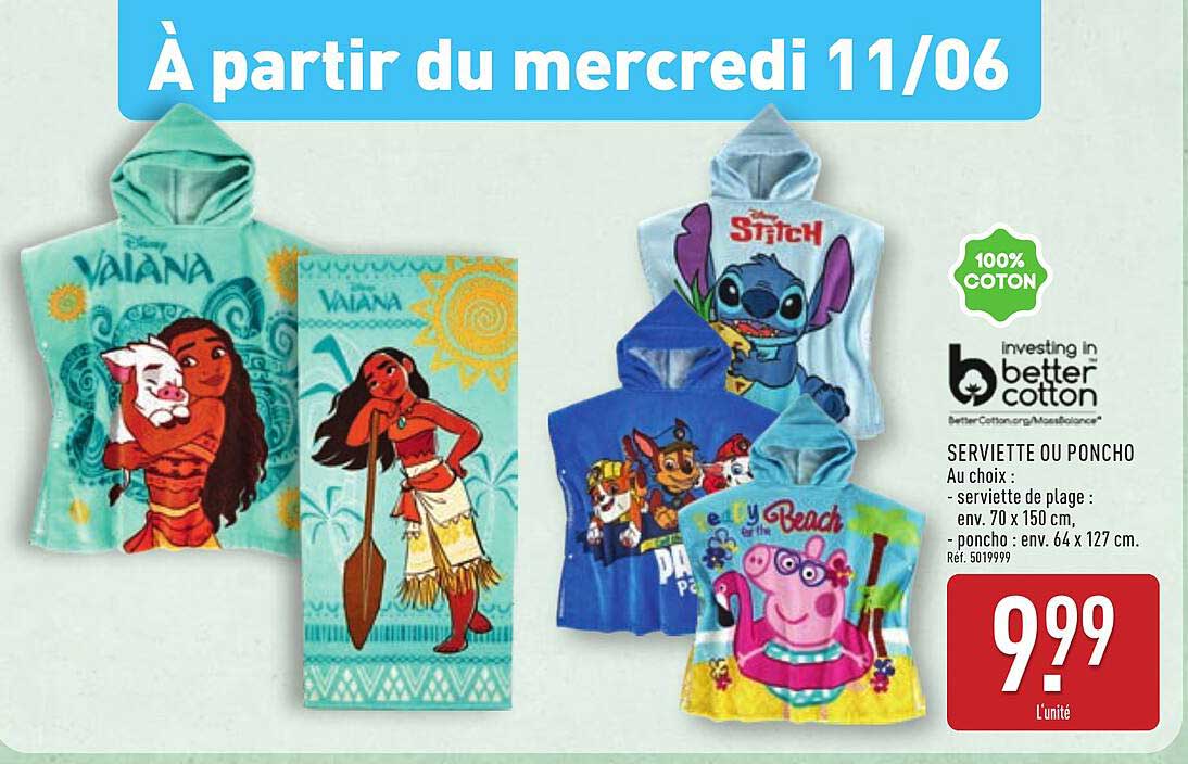 SERVIETTE OU PONCHO