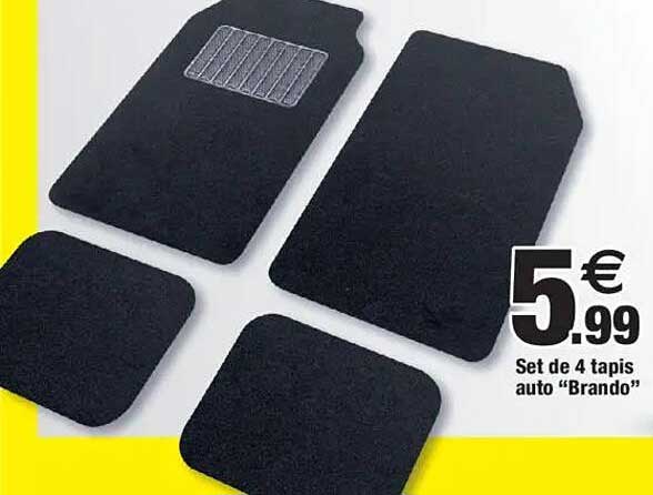 Set de 4 tapis auto "Brando"