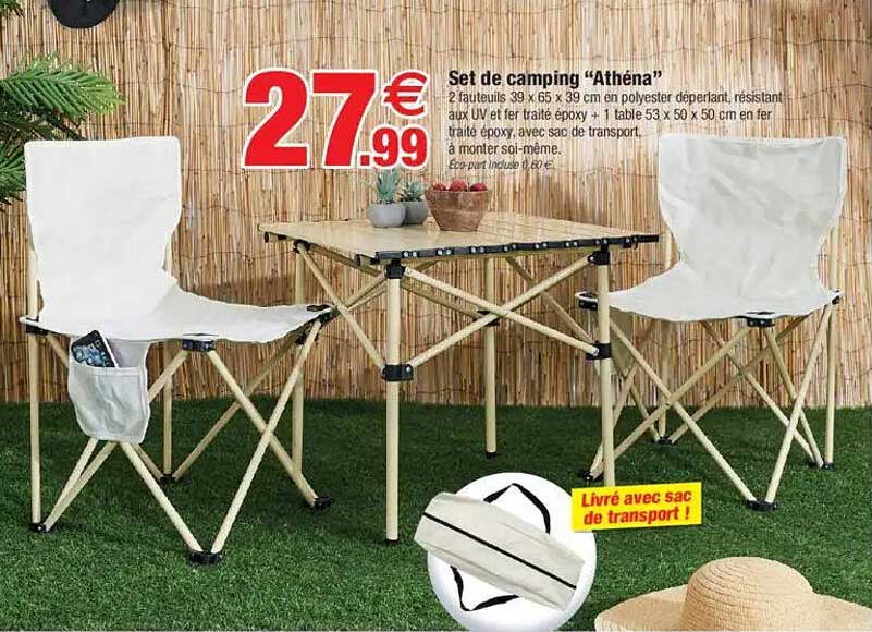 Set de camping "Athéna"