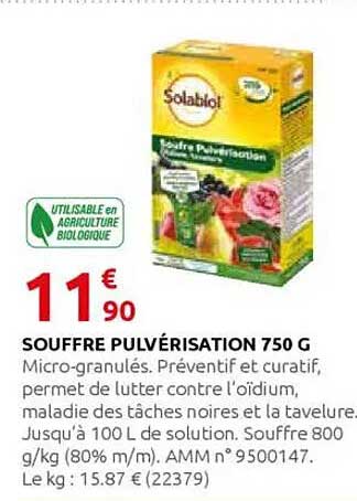 SOUFFRE PULVÉRISATION 750 G