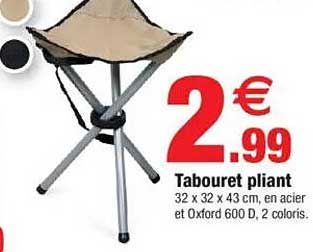 Tabouret pliant
