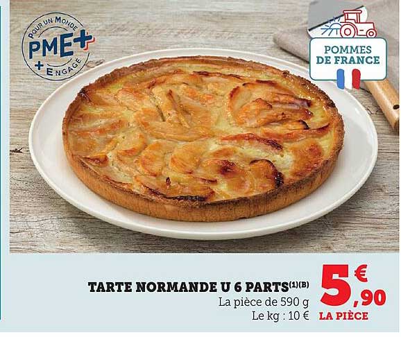 TARTE NORMANDE U 6 PARTS(1)(B)