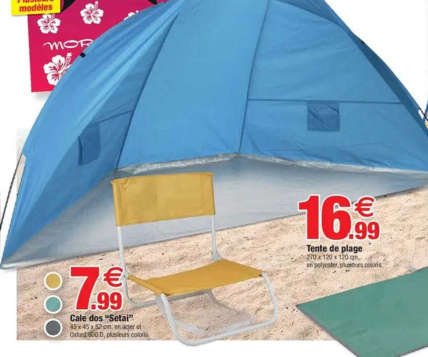 Tente de plage
