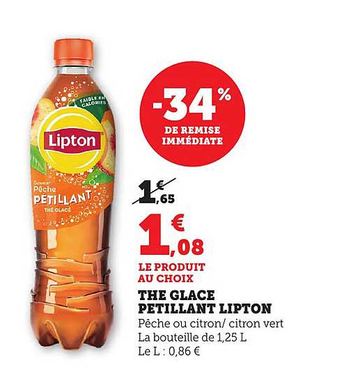 THE GLACE PETILLANT LIPTON
