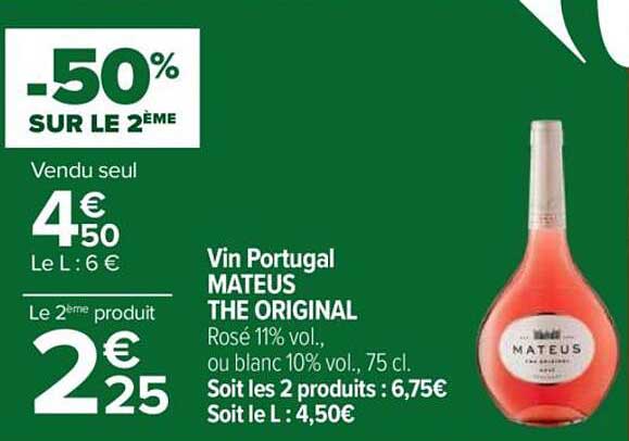 Vin Portugal MATEUS THE ORIGINAL