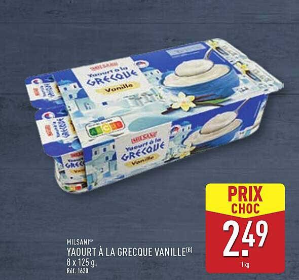 YAOURT À LA GREQUE VANILLE 8 x 125 g