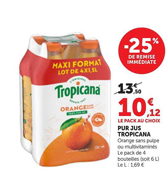 -25% DE REMISE IMMÉDIATE