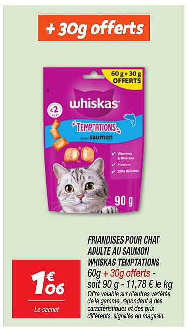 + 30g offerts
