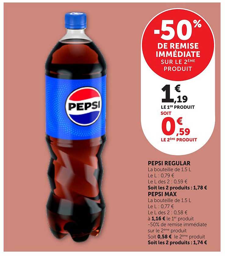 -50% DE REMISE IMMÉDIATE SUR LE 2ÈME PRODUIT