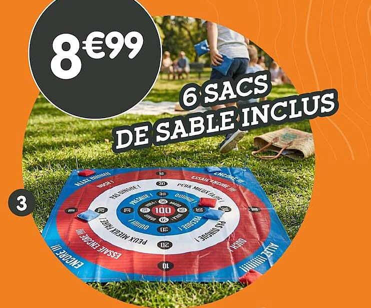 6 SACS DE SABLE INCLUS