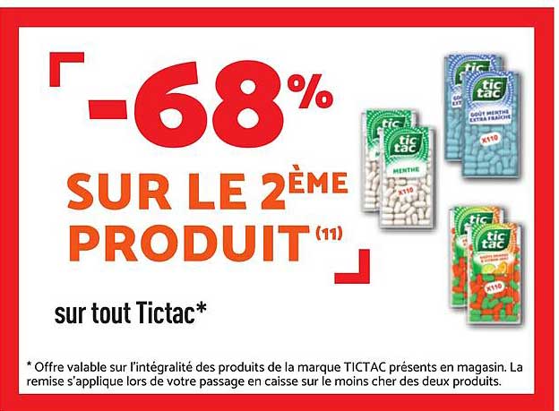 -68% SUR LE 2ÈME PRODUIT