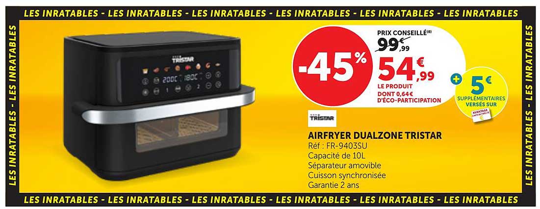 AIRFRYER DUALZONE TRISTAR