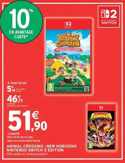 ANIMAL CROSSING : NEW HORIZONS NINTENDO SWITCH 2 EDITION