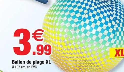 Ballon de plage XL
