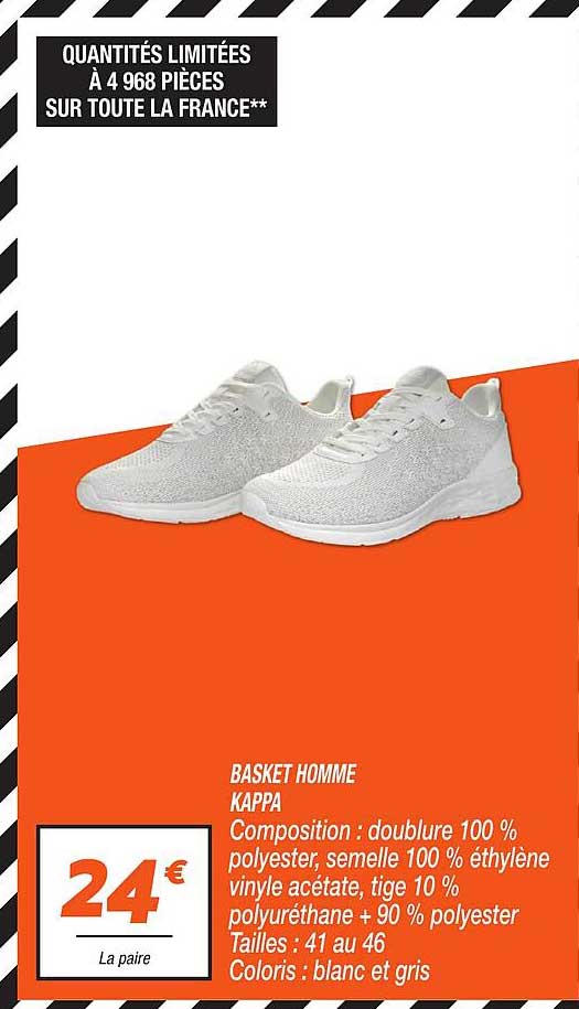 BASKET HOMME KAPPA